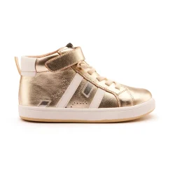 Old Soles Boy's and Girl's Challenger Casual Shoes - Gold / Snow / Silver Best