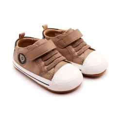 Old Soles Boy's and Girl's Team Bub Casual Shoes - Taupe / Navy Discount