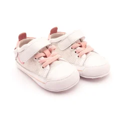 Old Soles Boy's and Girl's 0083RT Baby Mesh Casual Shoes - Snow / Cipria / Snow Sole Clearance