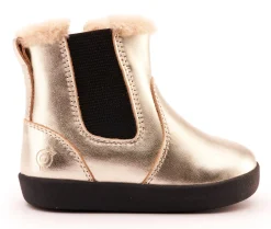 Old Soles Boy's and Girl's 315 Rider Boot Casual Shoes - Gold Sale