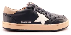 Old Soles Boy's and Girl's 1006 Platinum Runner Casual Shoes - Navy / Snow / Taupe / Natural Navy Sole Online