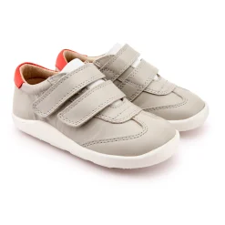 Old Soles Boy's and Girl's 8012 Path Way Shoe - Gris/Snow/Bright Red Fashion