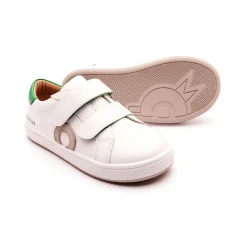 Old Soles Boy's and Girl's Kix Casual Shoes - Snow / Neon Green / Gris / White Best
