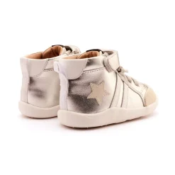 Old Soles Boy's and Girl's BossGround Casual Shoes - Silver / Sporco / Snow New