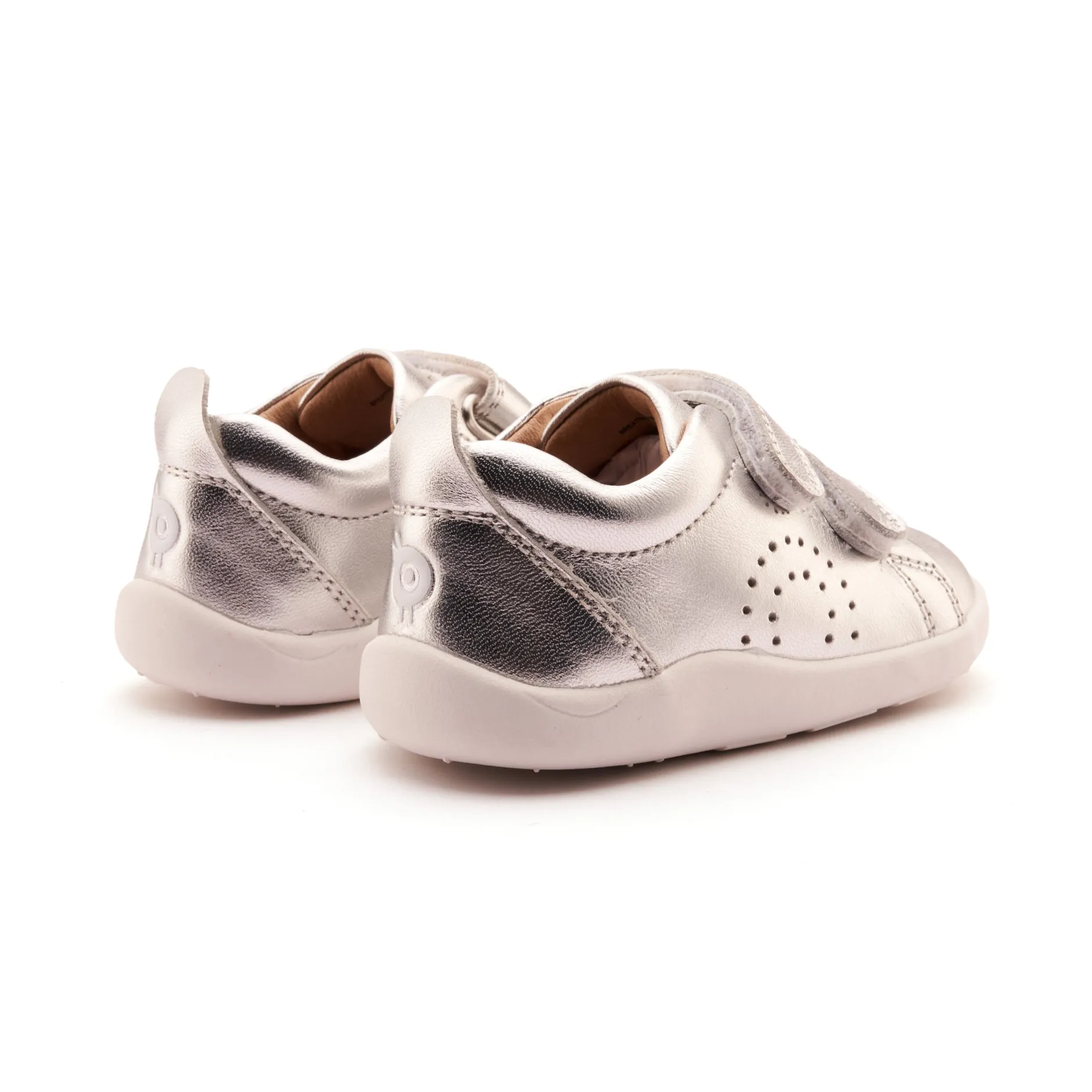 Old Soles Boy's and Girl's LittleTot Casual Shoes - Silver Discount