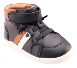 Old Soles Boy's and Girl's 8044 Tar Ground Casual Shoes - Navy / Tan / Snow Sale