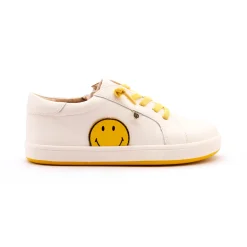 Old Soles Boy's and Girl's Smiley Jumpa Casual Shoes - Snow / Yellow Best