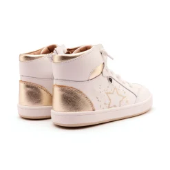 Old Soles Boy's and Girl's High Splash Casual Shoes - Snow / Gold / White Gold Outlet