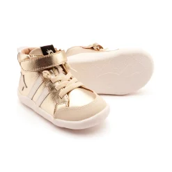Old Soles Boy's and Girl's Boss Ground Casual Shoes - Gold / Sporco / Snow Hot