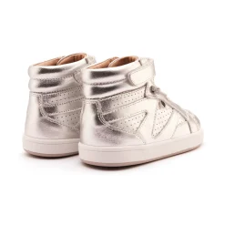 Old Soles Boy's and Girl's Cheersta Casual Shoes - Silver Best