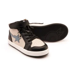 Old Soles Boy's and Girl's Team-Star Casual Shoes - Black / Gris / Indigo New