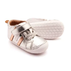 Old Soles Boy's and Girl's Away Pave Casual Shoes - Silver / Copper / Snow Discount