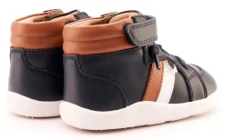 Old Soles Boy's and Girl's 8044 Tar Ground Casual Shoes - Navy / Tan / Snow Sale