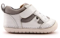Old Soles Boy's and Girl's 4047 Bru Pave Sneakers - Snow/Light Grey/Navy New