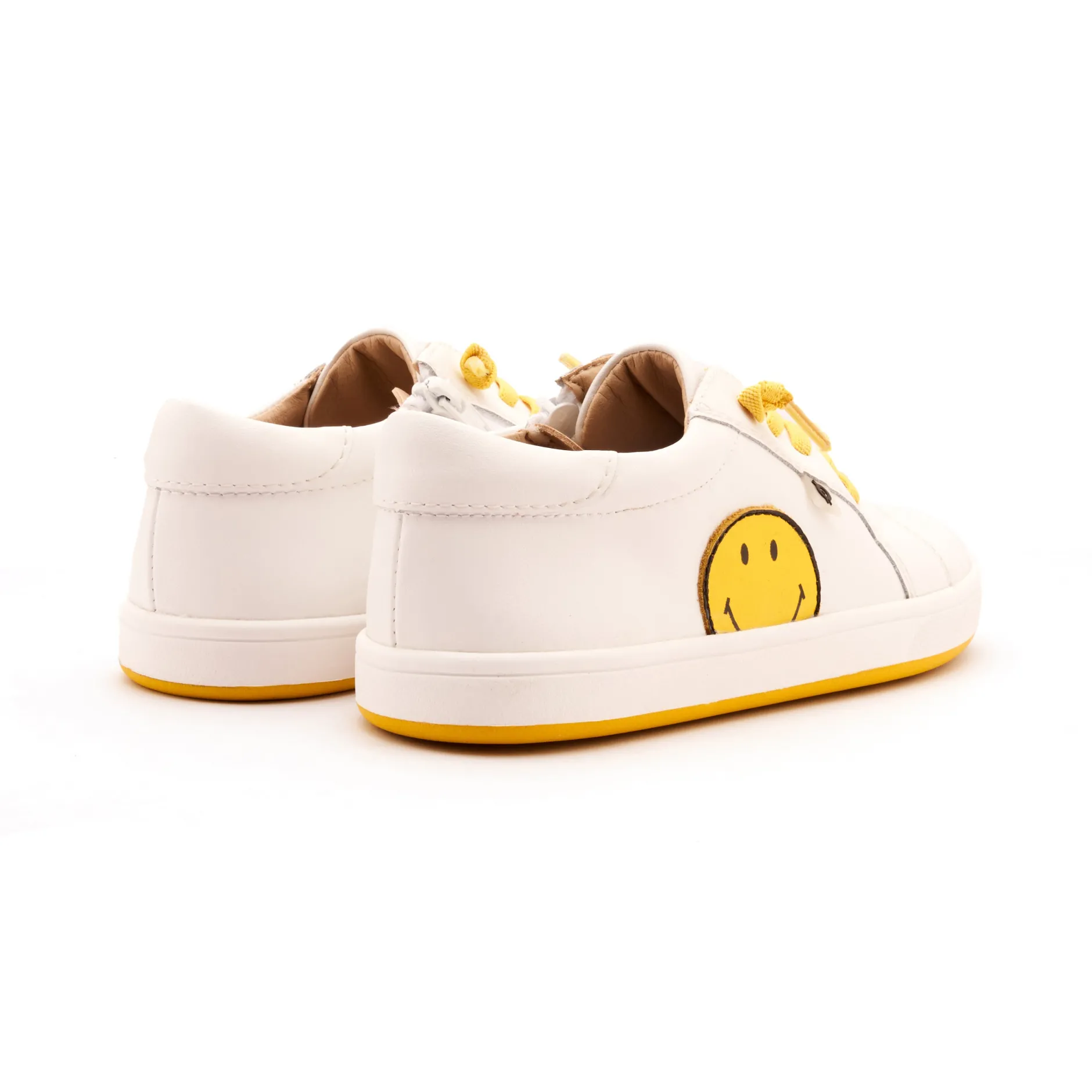 Old Soles Boy's and Girl's Smiley Jumpa Casual Shoes - Snow / Yellow Best
