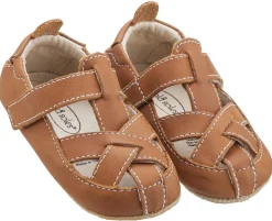 Old Soles Boy's and Girl's Thread Shoe Fisherman Leather Sandals, Tan New