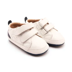 Old Soles Boy's Baby Tot Casual Shoes - Snow / Denim Discount