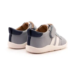 Old Soles Boy's Bowler Ground Casual Shoes - Dusty Blue / Snow / Denim Best