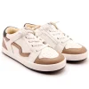 Old Soles Boy's Field Runner Casual Shoes - Snow / Taupe / Navy Clearance