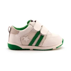 Old Soles Boy's Marvel Squad Casual Shoes - Snow / Neon Green / Gris Hot