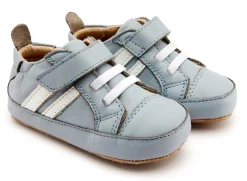 Old Soles Boy's 0049R Low Roller Shoe Sneakers - Dusty Blue/Snow Clearance