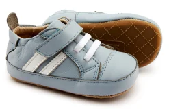 Old Soles Boy's 0049R Low Roller Shoe Sneakers - Dusty Blue/Snow Clearance