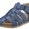 Old Soles Boy's Roadstar Fisherman Leather Sandals, Jeans Best