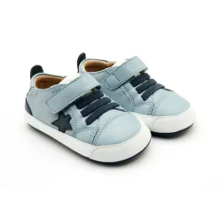 Old Soles Boy's 0085RT Platinum Bub Casual Shoes - Dusty Blue / Navy / Navy Sole Online