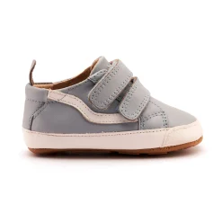 Old Soles Boy's Squiggle Bub Casual Shoes - Dusty Blue / Snow Clearance