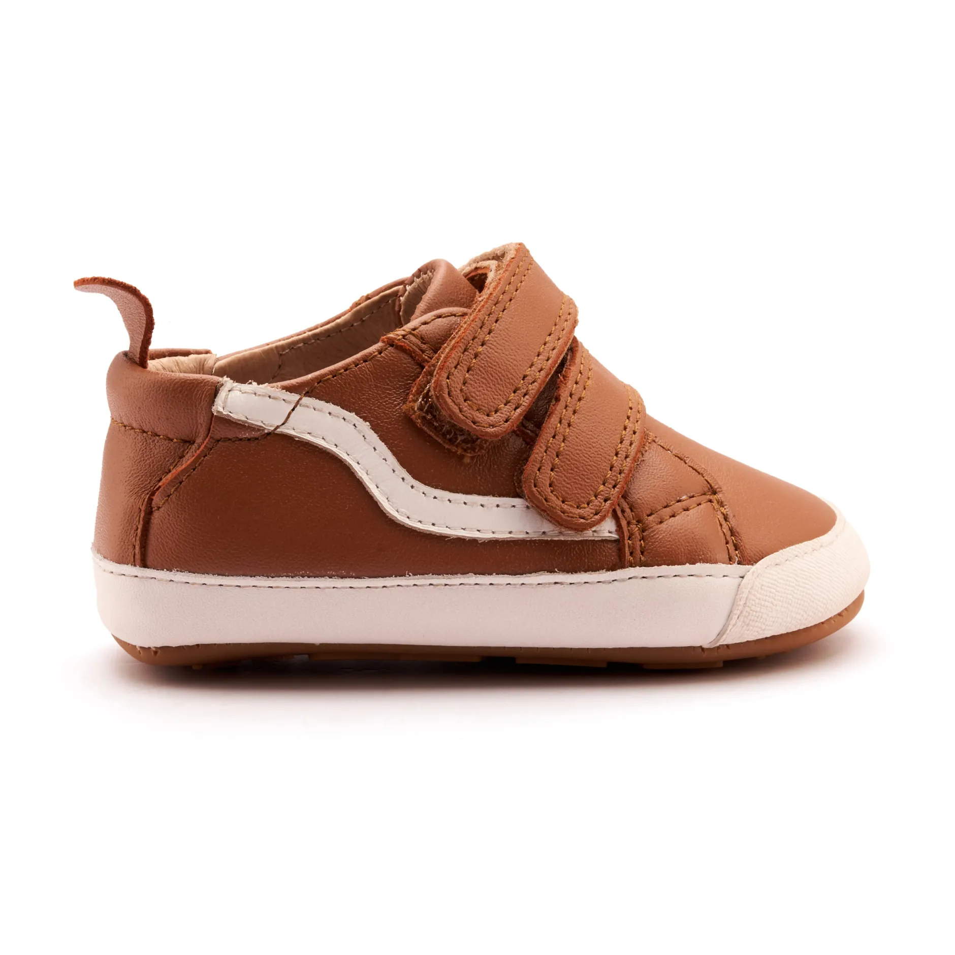 Old Soles Boy's Squiggle Bub Casual Shoes - Tan / Snow Clearance