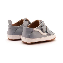 Old Soles Boy's Squiggle Bub Casual Shoes - Dusty Blue / Snow Clearance