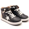 Old Soles Boy's Starling Casual Shoes - Navy / Gris / Snow Clearance