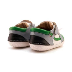 Old Soles Boy's Windy Pave Casual Shoes - Snow / Dusty Blue / Neon Green / Black Sale