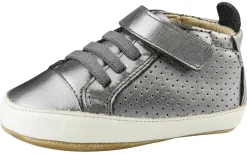 Old Soles Cheer Bambini First Walker Trainer Sneakers, Rich Silver / White Fashion