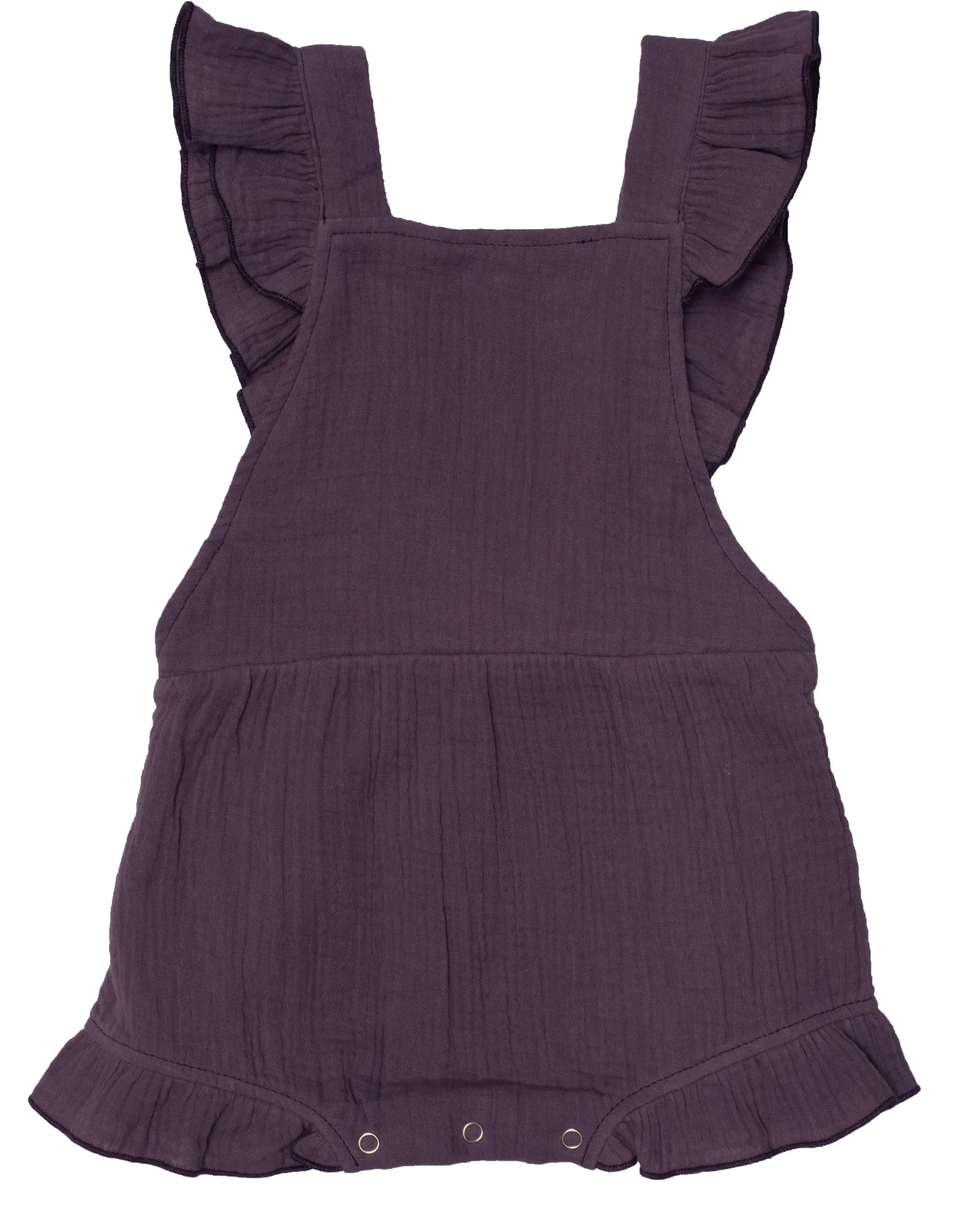 Old Soles Earth Child Ruffled Romper Amethyst Best
