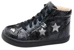Old Soles Girl's & Boy's 6085 Starey High Top Sneaker - Navy Tie Dye/Rich Silver Clearance