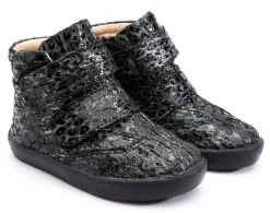 Old Soles Girl's & Boy's 5071 The Core Ankle Boot Sneaker - Pearlised Leopard Clearance