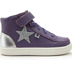 Old Soles Girl's 6104 Champster Sneakers - Lavender/Silver/Glam Argent Hot