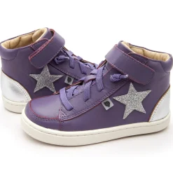 Old Soles Girl's 6104 Champster Sneakers - Lavender/Silver/Glam Argent Hot