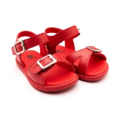 Old Soles Girl's 9503 Fresh Cut Sandals - Rojo / Rojo Sole Clearance