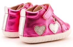 Old Soles Girl's 4097 Harper Pave Casual Shoes - Fuchsia Foil / Silver / Glam Argent Best