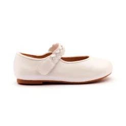 Old Soles Girl's 817 Lady Plat Shoes - Nacardo Blanco Clearance