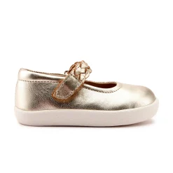 Old Soles Girl's 5075 Miss Plat Shoe - Gold Clearance