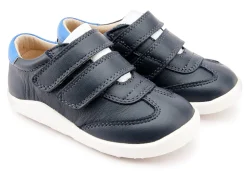 Old Soles Girl's 8012 Path Way Shoes - Navy/Snow/Neon Blue Best