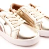Old Soles Girl's 1010 Rainbow Jumpa Casual Shoes - Titanium / Silver / Glam Choc / Gold Outlet