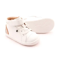 Old Soles Girl's 8042 Rainbow Ground Casual Shoes - Snow / Copper / Glam Argent Discount