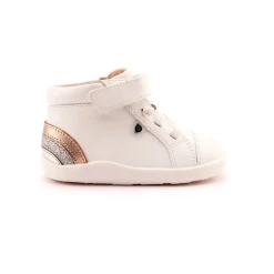 Old Soles Girl's 8042 Rainbow Ground Casual Shoes - Snow / Copper / Glam Argent Discount