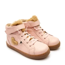 Old Soles Girl's 6142 Snug Heart High Top Sneakers - Powder Pink Online