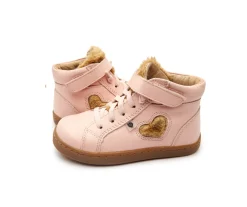 Old Soles Girl's 6142 Snug Heart High Top Sneakers - Powder Pink Online