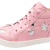 Old Soles Girl's 6085 Starey High Top Sneaker - Pearlised Pink/Silver Discount